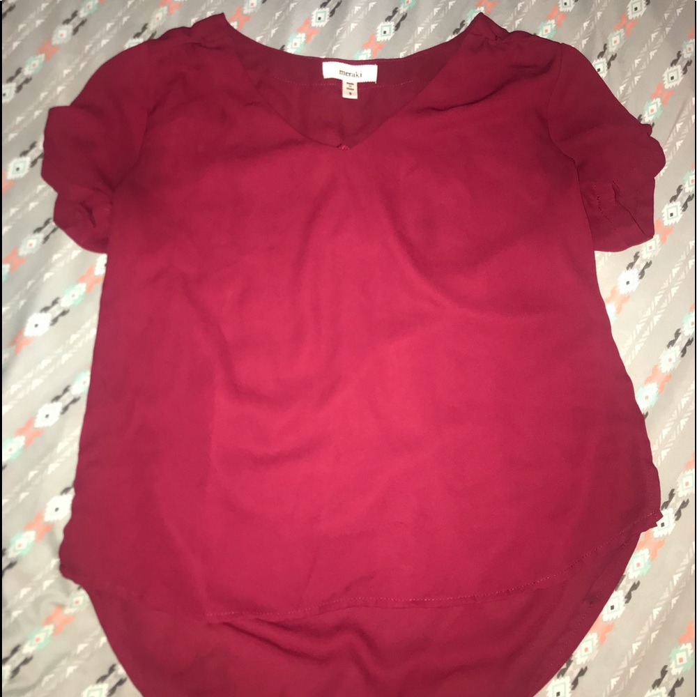 Burgundy Top